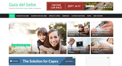 Desktop Screenshot of guiadelbebe.net