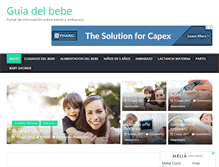 Tablet Screenshot of guiadelbebe.net